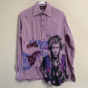 RARE Jimi Hendrix Experience button down shirt by Dragonfly Clothing. Vintage
